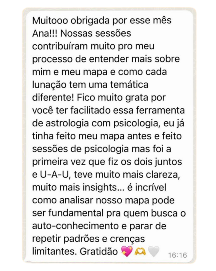 depoimento astroterapia